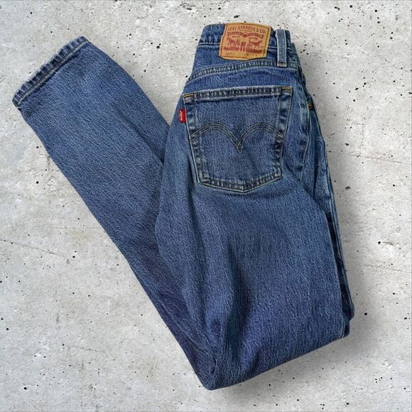 Levi's Other - Levi’s 501 Jeans Straight Leg Distressed Blue Denim Western Men's Size 24x30